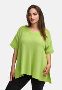 Camiseta em linha A de linho 'Venti'