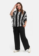 Ledig tunika med fladdermusärmar 'Sovana'