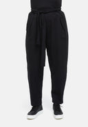 Housut sidontavyöllä hamppu-puuvillasekoituksesta 'Elure'