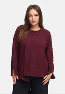 Jacket asymmetrical with zipper 'Floréa'