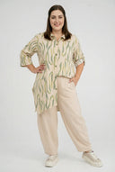 'Livia' Blouse-Tunic – light, figure-flattering & artistically patterned