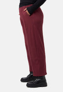 'Vigna' trousers – structured cotton-stretch & comfortable cut