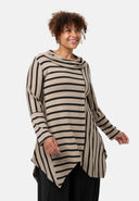 'Sienna' Tunika - Viskose-Stretch, Zipfelsaum