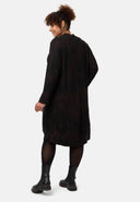 'Ombra' Kleid – Weiter Kragen und fließender Silhouette