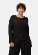 'Ombra' Shirt - weicher Viskosemix mit asymmetrischem Schnitt