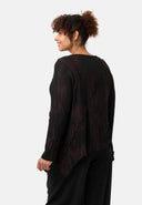 'Ombra' Shirt - weicher Viskosemix mit asymmetrischem Schnitt