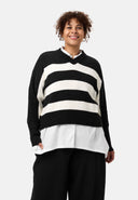 'Vella' Strickpullover - lässiger Oversize-Look mit Wollanteil