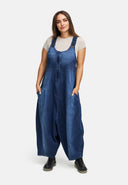 Tuinbroek van premium denim 'Indiga'