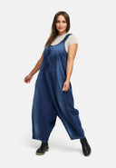 Tuinbroek van premium denim 'Indiga'