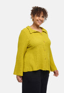 Chemisier «Marella» – mélange coton, tissu structuré