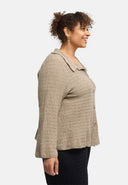 Chemisier «Marella» – mélange coton, tissu structuré