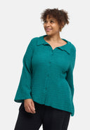 Chemisier «Marella» – mélange coton, tissu structuré