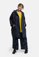Manteau « Nila » – Denim foncé, capuche