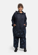 Manteau « Nila » – Denim foncé, capuche