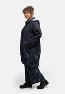 Manteau « Nila » – Denim foncé, capuche