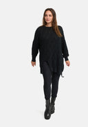 'Cotona' Strick Shirt Long – lässig & cozy