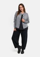 'Juline' Veste-blouse – Denim avec stretch, féminin & moderne