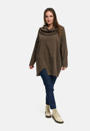 'Lunava' túnica – larga, silueta en O & con elasticidad