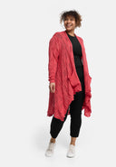 'Cotture' Cardigan Long – feminin, leicht & verspielt