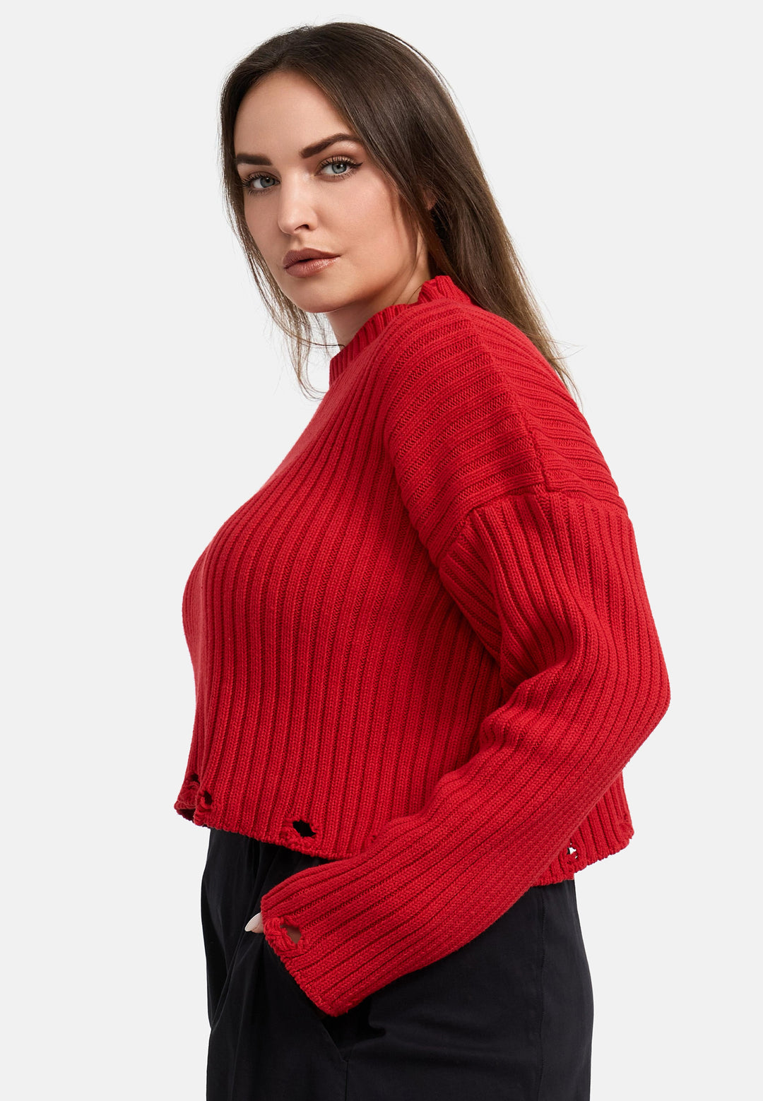 Kekoo Pulli court en tricot 'Pur' 