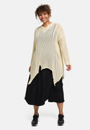 Maglia a Maniche Lunghe 'Cotture' – Linea ad A in Struttura Ajour Arieggiata