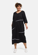 'Saria' Midiklänning – ren, bekväm & naturlig