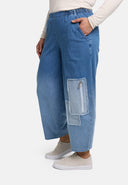 'Sky' Hose – Premium-Denim, Patch & Stretch