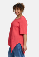 Túnica 'Crissa' – plissada, leve e moderna-assimétrica