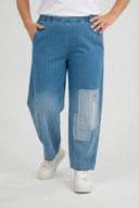 'Sky' Bukser – Premium-Denim, Lappe & Stræk