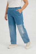 'Sky' Bukser – Premium-Denim, Lappe & Stræk