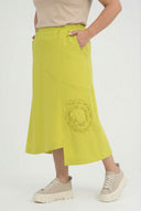 Spódnica 'Livia' – linia A, asymetryczna i rozciągliwa