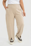 Spodnie dzianinowe 'Cotture' – Miękki Dotyk, Stylowy Krój i przewiewne